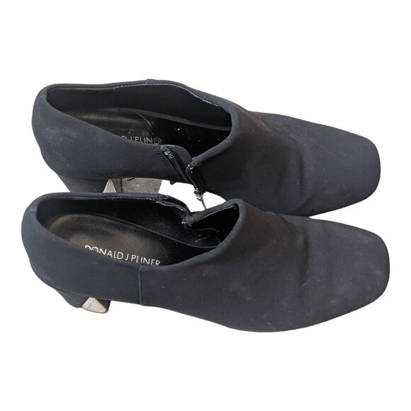 Donald J Pliner Womens Black High Heel Shoe Wedge Size‎ 10 - Picture 8 of 16